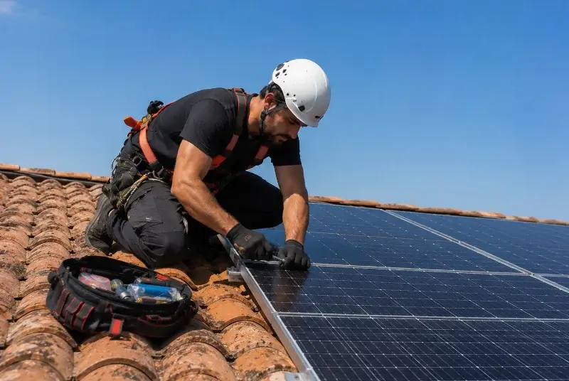 Maintenance et monitoring de panneaux solaires à Saint-Julien-Gaulène