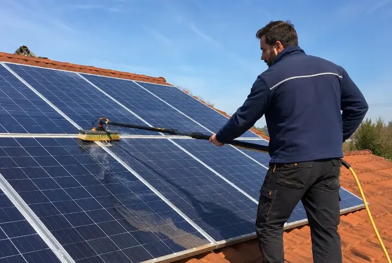 Nettoyage et entretien de panneaux solaires à Saint-Julien-Gaulène